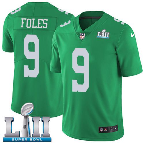 Men Philadelphia Eagles #9 Foles Dark green Limited 2018 Super Bowl NFL Jerseys->philadelphia eagles->NFL Jersey